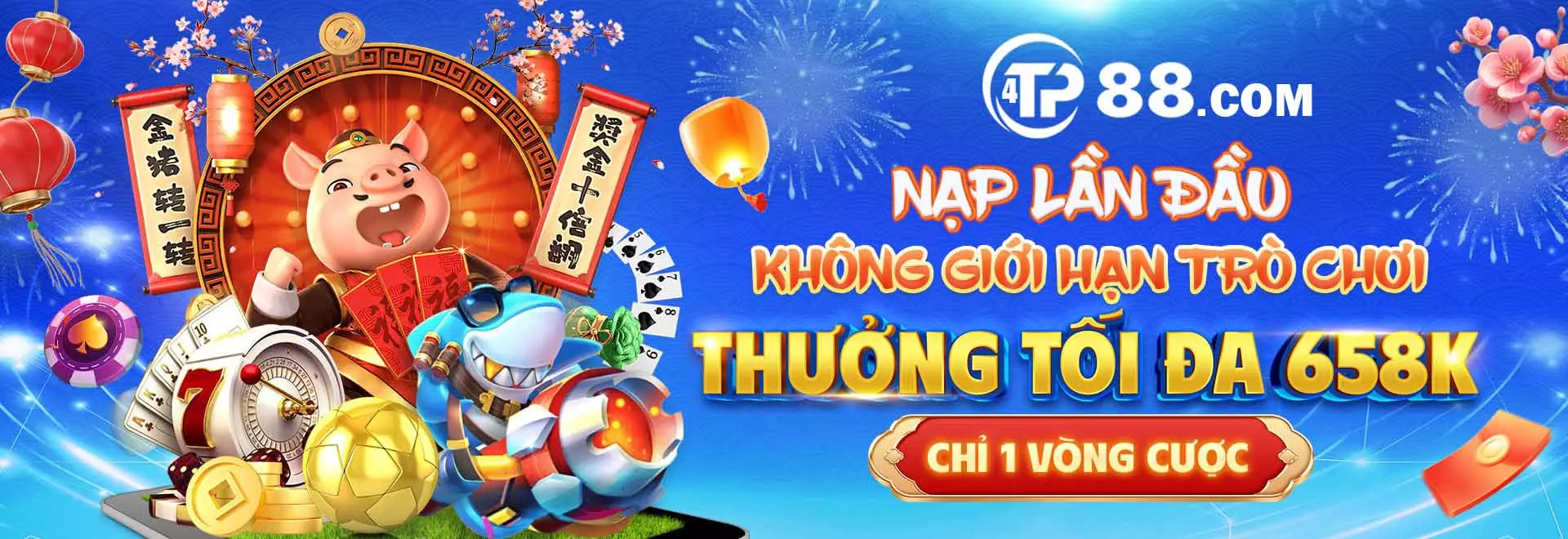 nạp lần đầu thưởng tối đa 658k