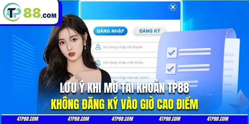 Bạn cần hạn chế mở tài khoản vào thời gian cao điểm